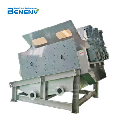 Screw Press Sludge Dewatering MDS Enhance Phosphonus Removal Effect Sludge Dewatering System