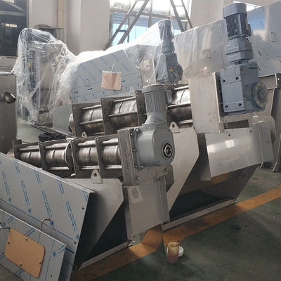 低雑音脱水機の廃水の沈積物の出版物機械1t/H